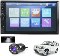 RKPSP 7Inch Double Din Screen and Camera For Scorpio Universal For All Models Car Stereo(Double Din)