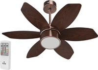 Polycab SUPERIA LITE SP03 800 mm 6 Blade Ceiling Fan(Antique copper rose wood, Pack of 1)