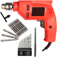ISC XF-10B 10mm Reversible High Quality Electric Drill Machine With Variable Speeds Combo Pistol Grip Drill(10 mm Chuck Size)