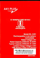 TokTon Mobile Battery For  ITEL A41 Plus deal from flipkart