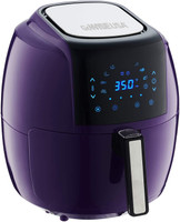 GoWISE USA USA 5.8-Quart Programmable 8-in-1 Air Fryer XL + Recipe Book (Plum) Air Fryer(4.7 L)