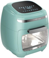 GoWISE USA USA GW77723 11.6-Quart Air Fryer Toaster Oven with Rotisserie & Dehydrator + 50 Recipes, Vibe Mint Air Fryer(4.7 L)