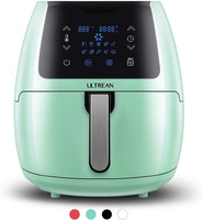 Ultrean 5.8 Quart Air Fryer, Electric Hot Air Fryers Oilless Cooker with 10 Presets, Digital LCD Touch Screen, Nonstick Basket, 1700W, UL Listed (Green) Air Fryer(5 L)