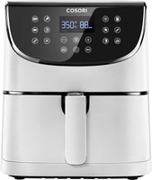 COSORI Air Fryer Max XL(100 Recipes) Electric Hot Oven Oilless Cooker LED Touch Screen with 13 Cooking Functions,Preheat and Shake Reminder, Nonstick Basket, 5.8 QT, DIGITAL-Creamy White Air Fryer(4.7 L)