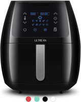 Ultrean 5.8 Quart Air Fryer, Electric Hot Air Fryers Oilless Cooker with 10 Presets, Digital LCD Touch Screen, Nonstick Basket, 1700W, UL Listed Air Fryer(5 L)
