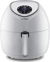 Ultrean 6 Quart Air Fryer, Large Family Size Electric Hot Air Fryers XL Oven Oilless Cooker with 7 Presets, LCD Digital Touch Screen and Nonstick Detachable Basket,UL Certified,1700W (white) Air Fryer(4.7 L)
