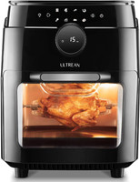 Ultrean Air Fryer, 12.5 Quart Air Fryer Oven, Toaster Oven with Rotisserie,Bake,Dehydrator,Auto Shutoff and 8 Touch Screen Preset, 8 Accessories & 50 Recipes Air Fryer(4.7 L)