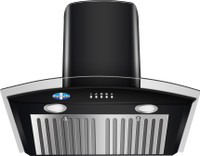 LifePlus pluto BK 1200 Wall Mounted Chimney(BLACK 1200 CMH)