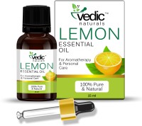 Vedic Naturals Lemon Essential Oil For Aromatherapy & Personal care 100% Natural & Pure – 15 ml(15 ml)