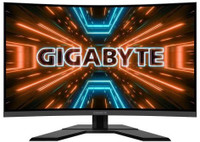 GIGABYTE 32 inch Curved Full HD with 94% DCI-P3, VESA Display HDR 400, Dual Sync Compatible, 2560 X 1440 , 1500R Display Gaming Monitor (G32QC)(AMD Free Sync, Response Time: 1 ms)