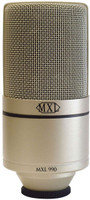 MXL Mics 990 Condenser Microphone, Metallic, Large Microphone(Silver)