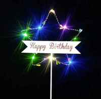 INFISPACE Cake Topper(GOLDEN Pack of 1)