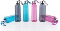 Dk Trendz PREMIUM QUALITY SQUARE SUPER COOL WATER BOTTLE MULTI COLOR SET OF -6 1000 ml Bottle(Pack of 6, Multicolor, Plastic)