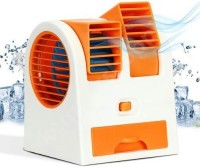 View Dressuniversal 4 L Room/Personal Air Cooler(white/orange, mini cooler) Price Online(Dressuniversal)