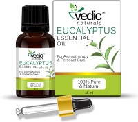 Vedic Naturals Eucalyptus Essential Oil For Aromatherapy & Personal care 100% Natural & Pure – 15 ml(15 ml)