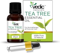 Vedic Naturals Tea Tree Essential Oil For Aromatherapy & Personal care 100% Natural & Pure – 15 ml(15 ml)