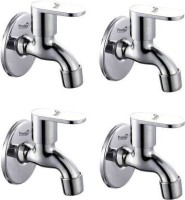 Prestige SS Opal Bib Cock With Wall Flange-Pack Of 4 Faucets Bib Tap Faucet(Wall Mount Installation Type)