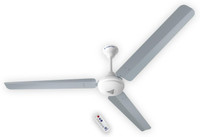 Superfan Super V1 56" Super Energy Efficient 40W BLDC Ceiling Fan - 5 Star Rated 1400 mm BLDC Motor with Remote 3 Blade Ceiling Fan(Silver, Pack of 1)