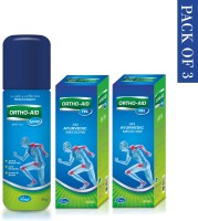 ORTHO AID (2) Ayurvedic Oil 50ml with (1) Spray 55g Combo - Pack of 3 Liquid(3 x 51.67 g)