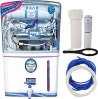 AQUA AQU-SS aquagrand water filter RO UV UF TDS MINIRALS , 12ltrs tank stor, aquajee 15 L RO + UV + UF + TDS Water Purifier(White)