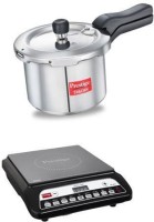 Prestige induction with 3 litre cooker Induction Cooktop(Black, Push Button)