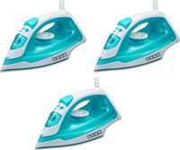 USHA Mistello MI1300NS pack of 3 1300 W Steam Iron(blue & white)