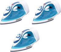 USHA HELIX PRO pack of 3 2000 W Steam Iron(blue & white)