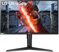 LG ULTRAGEAR GAMING SERIES 27 inch Full HD LED Backlit IPS Panel Gaming Monitor (Ultragear 27" - 27GN750 - 240Hz refresh rate , 1ms Response Time, Nvidia G-Sync Compatible, HDR 10, 99% sRGB ,- FULL HD (1920 x 1080) IPS Panel Gaming Monitor, Height Adjust, Pivot Stand, Display Port, HDMI Port - 27GN7