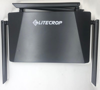 litecrop LC401 300 Mbps 4G Router(Black, Single Band)