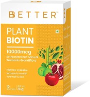 BBETTER Plant Biotin 10000 mcg powder for hair growth & skin(10 No)