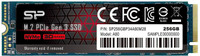 SP Silicon Power Gen3x4 2280 256 GB Laptop Internal Solid State Drive (256GB NVMe PCIe Gen3x4 M.2 2280 R/W up to 3,100/1,100MB/s SSD (SP256GBP34A80M28))