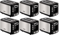 Tefal Express pack of 6 850 W Pop Up Toaster(stainless steel)