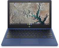(Refurbished) HP Chromebook MT8183 - (4 GB/64 GB EMMC Storage/Chrome) 11A-NA0002MU Chromebook(11.6 inch, Indigo Blue, 1.07 kg)