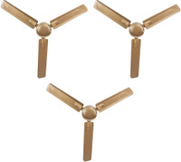 USHA Airostrong Curve Metallic Bronze pack of 3 1200 mm 3 Blade Ceiling Fan(Metallic bronz, Pack of 3)