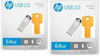 HP Highly0932 64 GB Pen Drive(Silver)