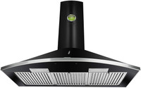 Faber HOOD TENDER 3D T2S2 MAX BK LTW 90, 2 Baffle Filters Wall Mounted Chimney(Black 1295 CMH)