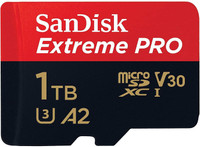 SanDisk Extreme Pro 1 TB MicroSDHC Class 10 170 MB/s  Memory Card