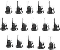 SNARIYOVSN Baofeng (16 Pcs) UHF 400-470 MHz 16CH Handheld Radio 2-Way Radio Long Range WT079 Walkie Talkie(Black)