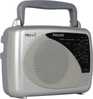 Philips Radio RL118/94 with MW/SW/FM Bands, 200mW RMS soundoutput, Built in rechargeable battery(Black)