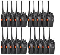 SNARIYOVSN Baofeng (20 Pcs) UHF 400-470 MHz 16CH BF-888S 5W Portable Ham CB Radio Two-Way Handheld HF Transceiver Interphone WT084 Walkie Talkie(Black)