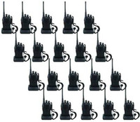 SNARIYOVSN Baofeng (20 Pcs) UHF 400-470 MHz 16CH BF-888S Portable Ham CB Radio Two-Way Handheld HF Transceiver Interphone FM Led Torch Wide Frequency WT085 Walkie Talkie(Black)