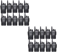 SNARIYOVSN Baofeng (20 Pcs) UHF 400-470 MHz 16CH BF-888S Portable Ham CB Radio Two-Way Handheld HF Transceiver Interphone FM Led Torch Wide Frequency WT086 Walkie Talkie(Black)