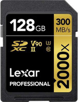 Lexar Professional 128 GB SDXC Class 2 300 MB/s  Memory Card