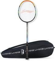 LI-NING G-Force 3700 Superlite Black, Orange Strung Badminton Racquet