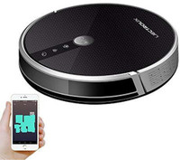 LIECTROUX Robotic Vaccum Cleaner and Mopping Machine Robotic Floor Cleaner(Black)