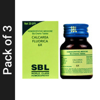 SBL Calcarea Fluorica 6X Tablets(3 x 25 g)