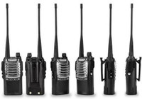 FELCRONIXS (Pack-6) UV-8D UHF/VHF Long Range Transceiver FM Radio Led Torch Wide Frequency Dual Band Wireless WT23 Walkie Talkie(Black)