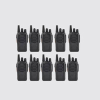 SNARIYOVSN Baofeng UHF 400-470 MHz 16CH Handheld Amateur Radio 2 Way Radio Long Range WT127 Walkie Talkie(Black)