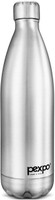 pexpo by Pexpo Electro 1000 ML Tri-ply Vacuum Insulated Steel Bottle Steel Finish 1000 ml Flask(Pack of 1, Silver, Steel)