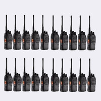 SNARIYOVSN Baofeng (20 Pcs) UHF 400-470 MHz 16CH Handheld Amateur Radio 2 Way Radio Long Range WT155 Walkie Talkie(Black)